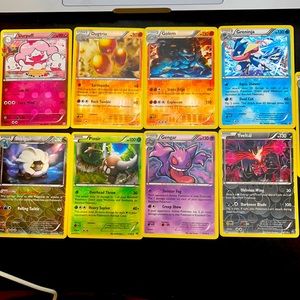 10 shiny RARE Pokémon cards